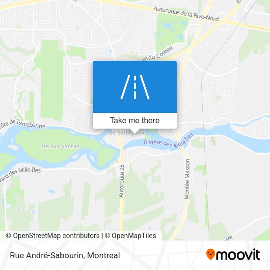 Rue André-Sabourin map
