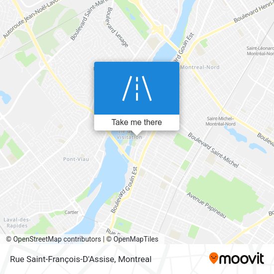 Rue Saint-François-D'Assise map