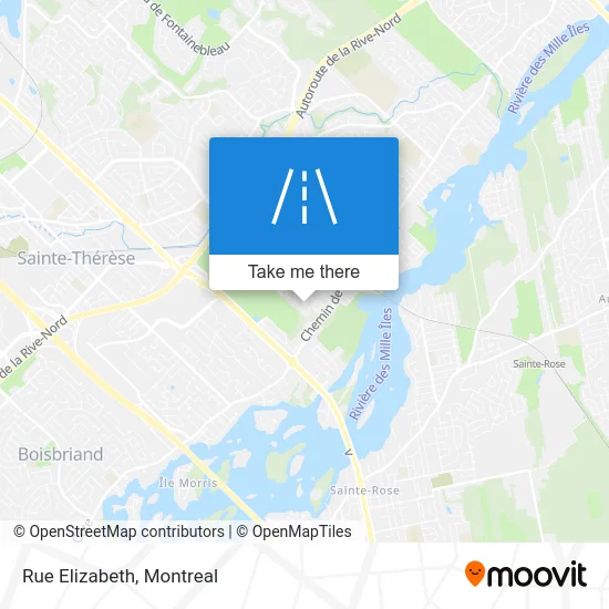 Rue Elizabeth map