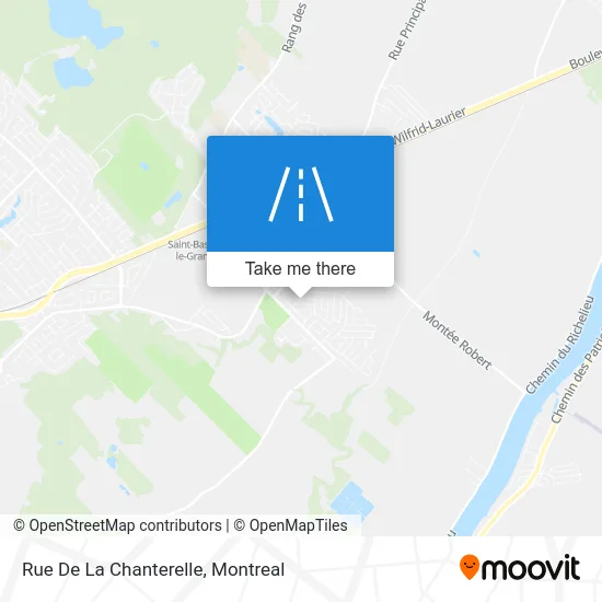 Rue De La Chanterelle map