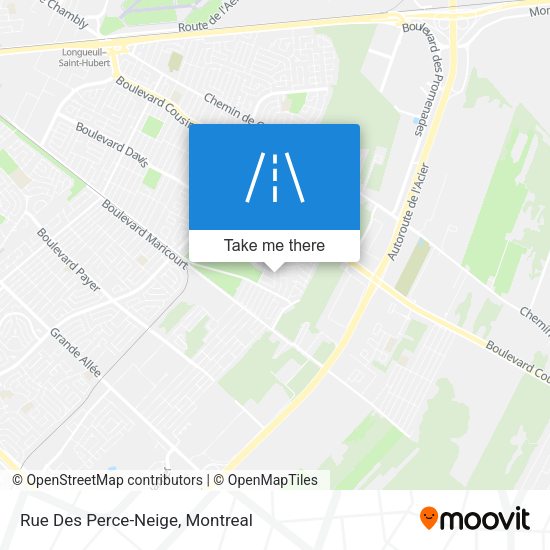 Rue Des Perce-Neige map