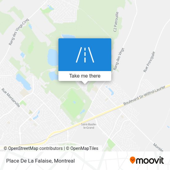 Place De La Falaise map
