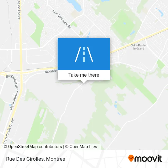 Rue Des Girolles map