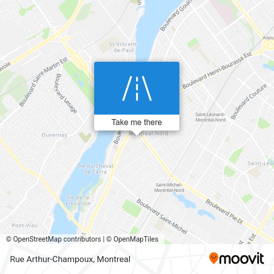 Rue Arthur-Champoux map