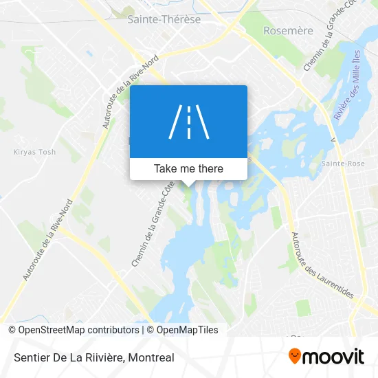 Sentier De La Riivière map