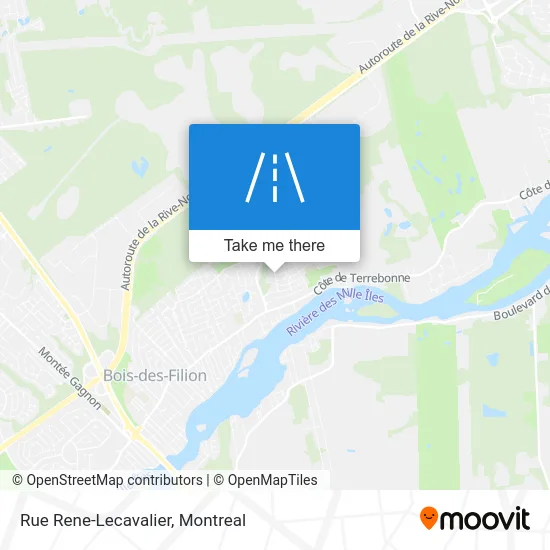 Rue Rene-Lecavalier map