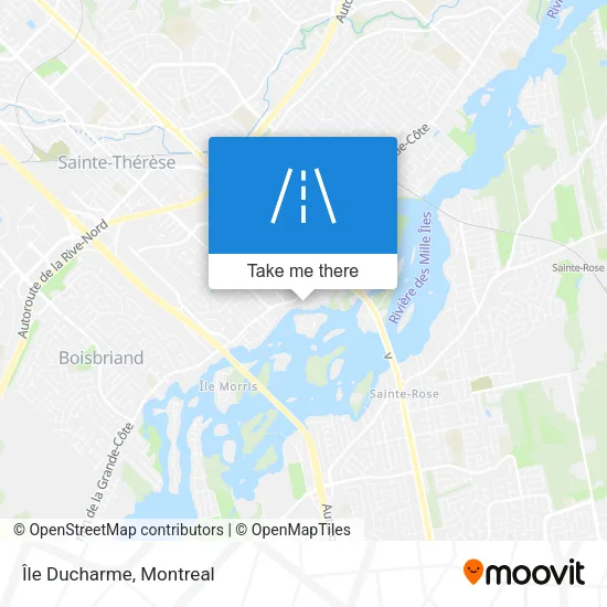Île Ducharme map