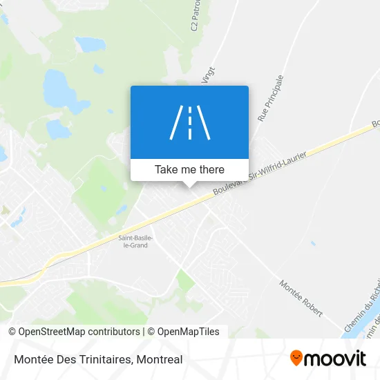 Montée Des Trinitaires map