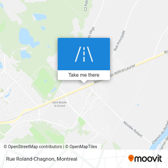 Rue Roland-Chagnon map
