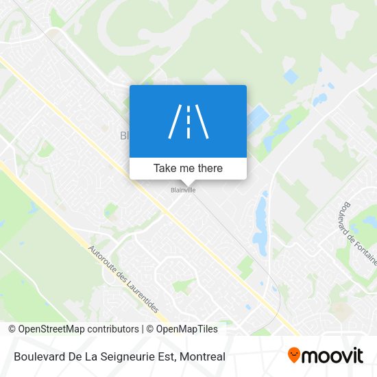 Boulevard De La Seigneurie Est map