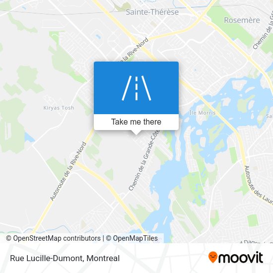 Rue Lucille-Dumont map