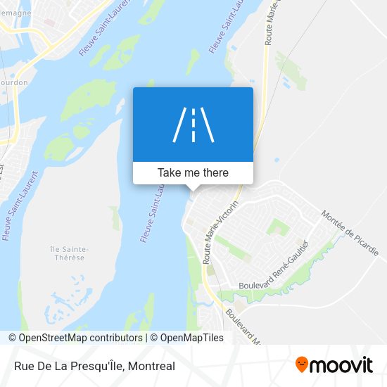 Rue De La Presqu'Île map