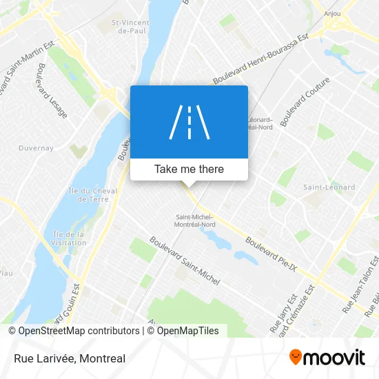 Rue Larivée map