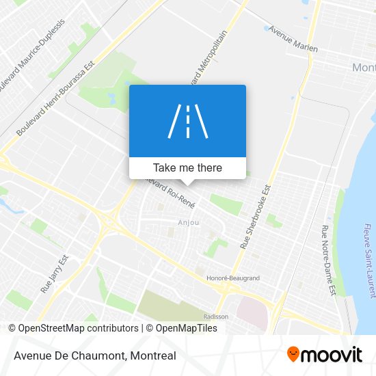 Avenue De Chaumont map