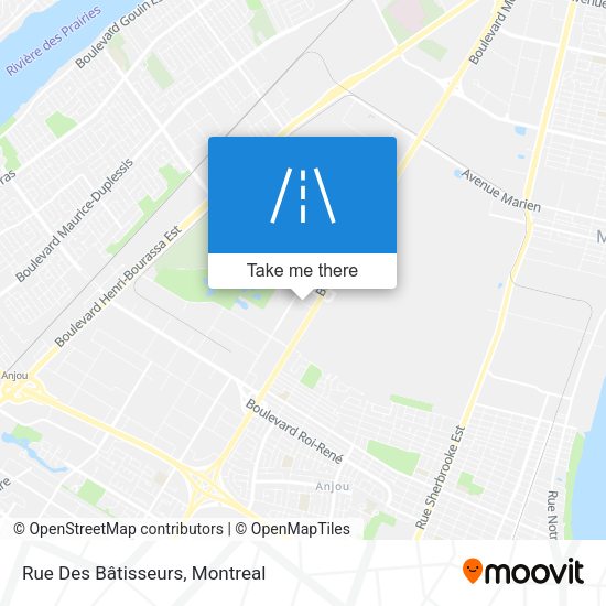 Rue Des Bâtisseurs map