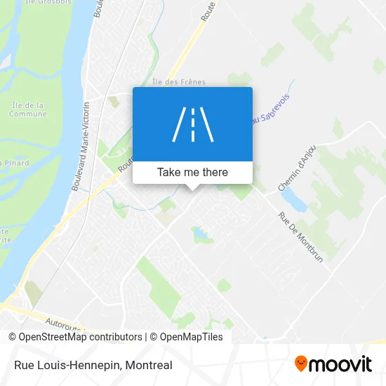Rue Louis-Hennepin map