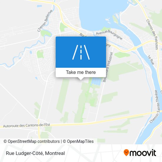 Rue Ludger-Côté map