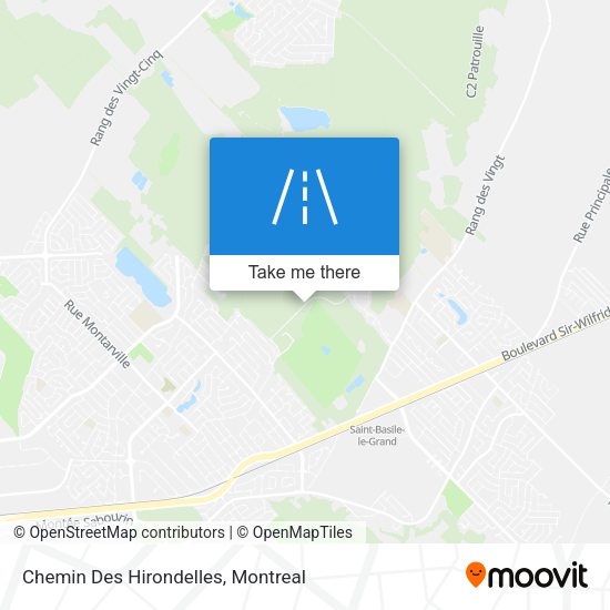 Chemin Des Hirondelles map