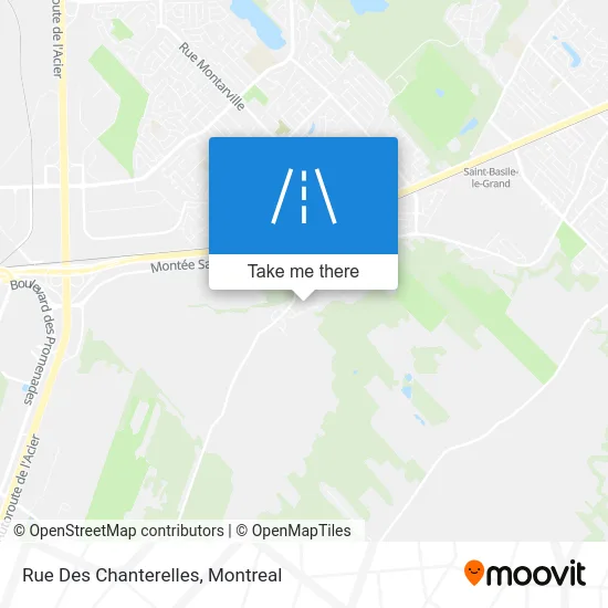 Rue Des Chanterelles map