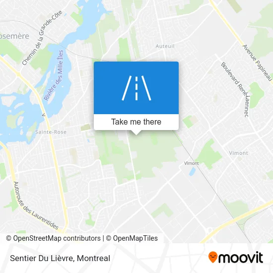 Sentier Du Lièvre map