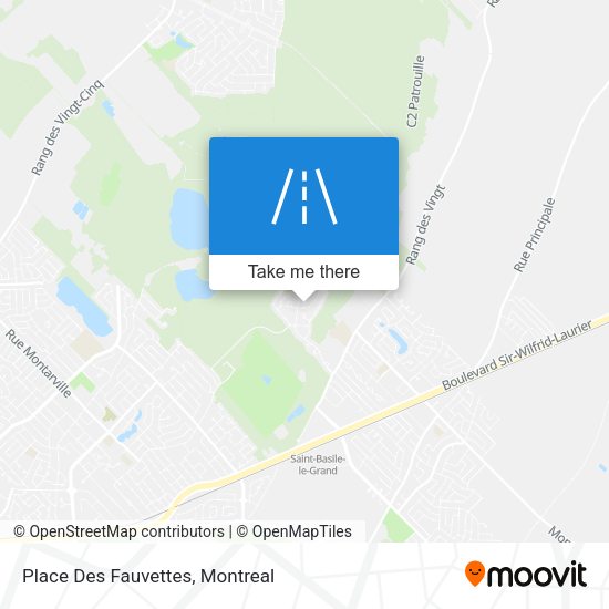 Place Des Fauvettes map