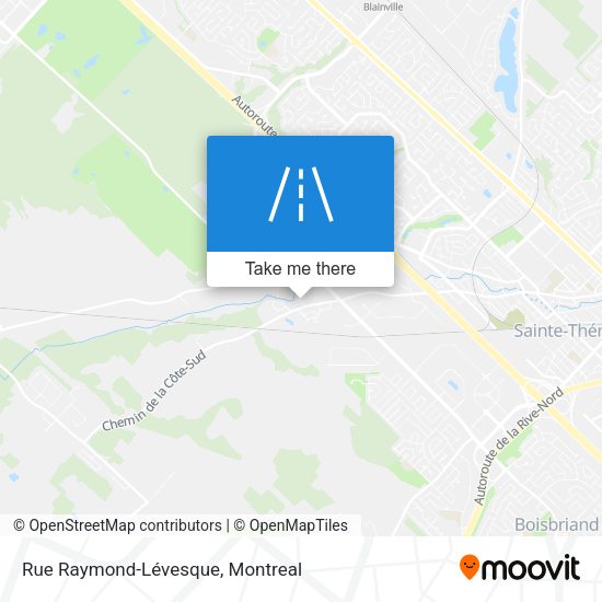Rue Raymond-Lévesque map