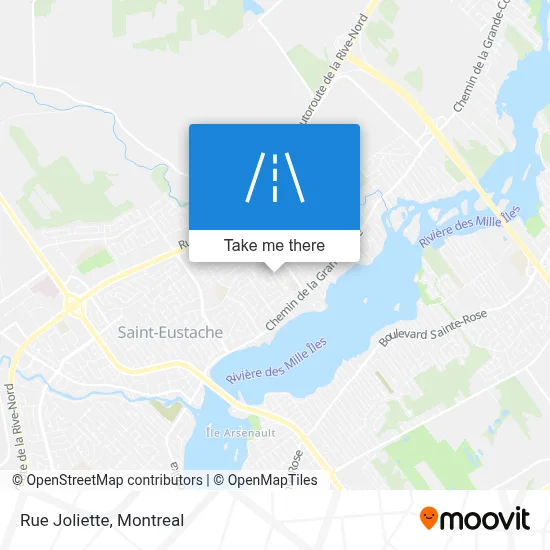 Rue Joliette map
