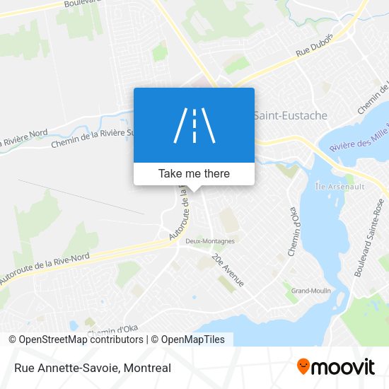 Rue Annette-Savoie map