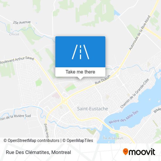 Rue Des Clématites map