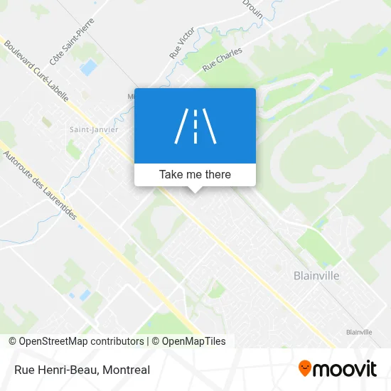 Rue Henri-Beau map