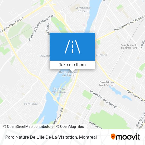 Parc Nature De L'Ile-De-La-Visitation map