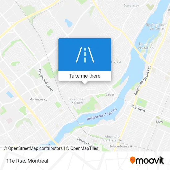11e Rue map