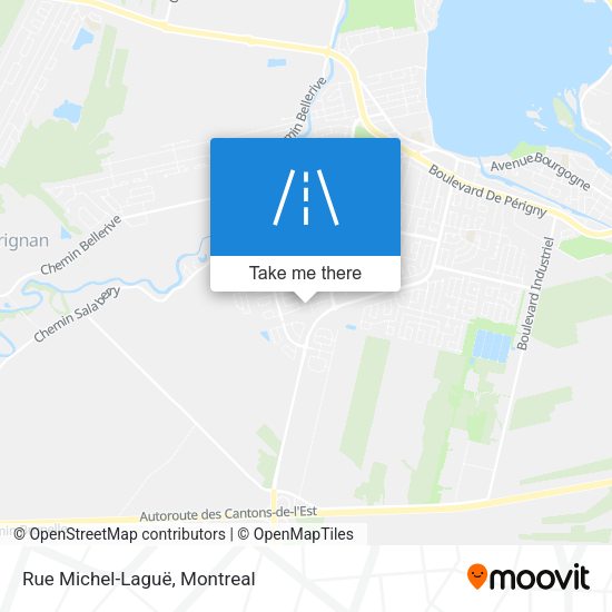 Rue Michel-Laguë map
