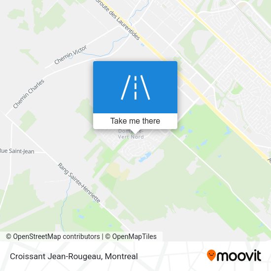 Croissant Jean-Rougeau map
