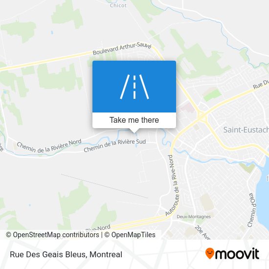 Rue Des Geais Bleus map
