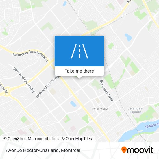 Avenue Hector-Charland map