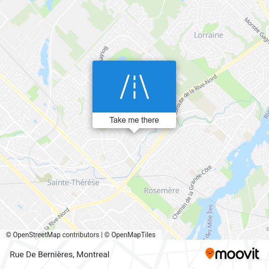 Rue De Bernières map