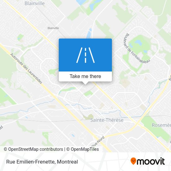 Rue Emilien-Frenette map