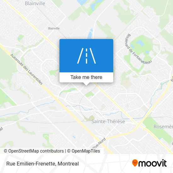 Rue Emilien-Frenette map