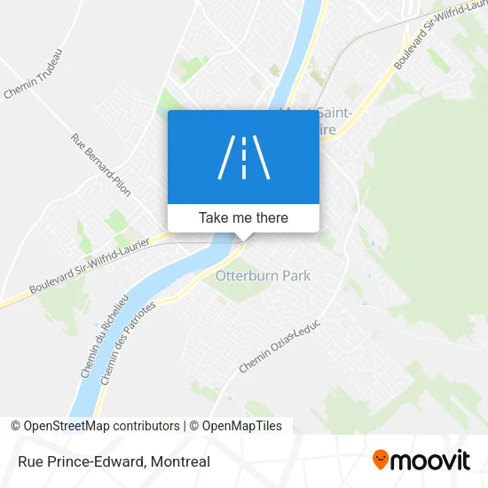 Rue Prince-Edward map