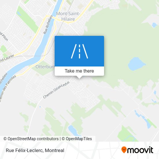 Rue Félix-Leclerc map