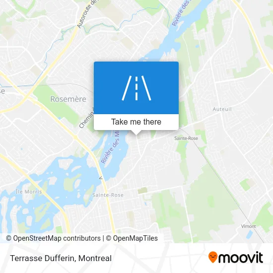 Terrasse Dufferin map