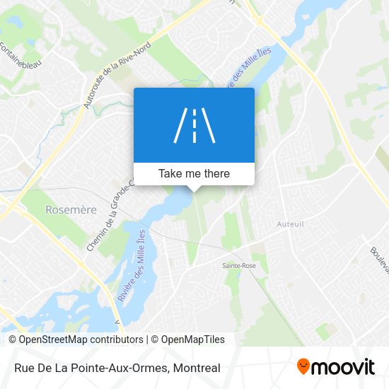 Rue De La Pointe-Aux-Ormes map
