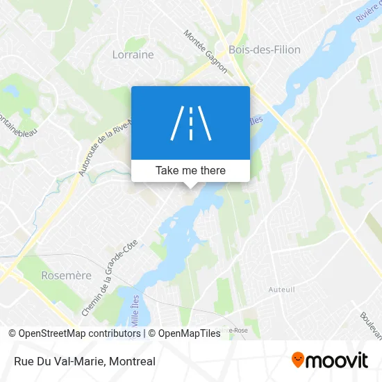 Rue Du Val-Marie map