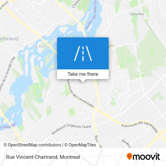 Rue Vincent-Chartrand map