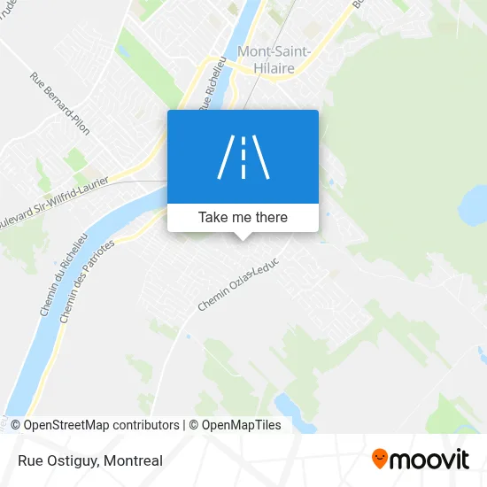 Rue Ostiguy map