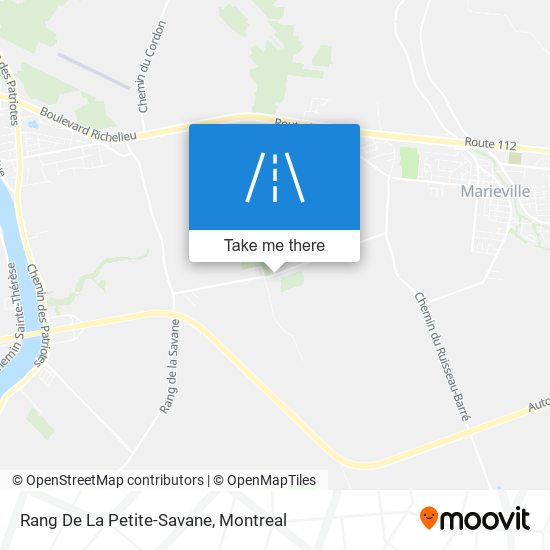 Rang De La Petite-Savane map