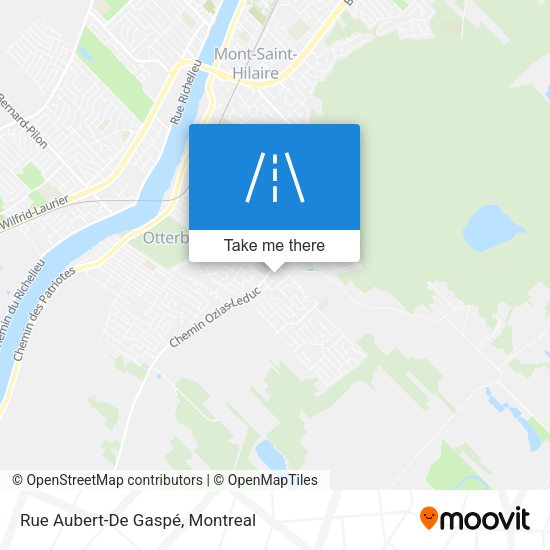 Rue Aubert-De Gaspé map