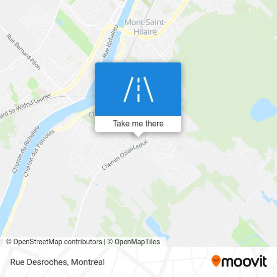 Rue Desroches map