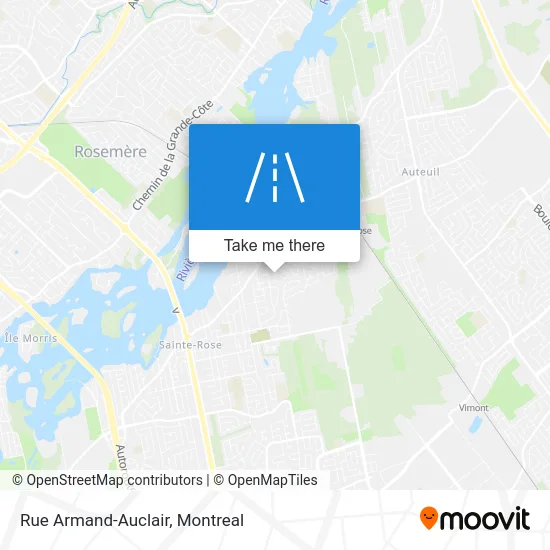 Rue Armand-Auclair map